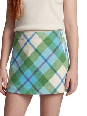 GAP Girls Pastel Plaid Skirt Size 7